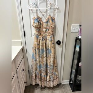 Summer Spring Flowy Maxi Dress
